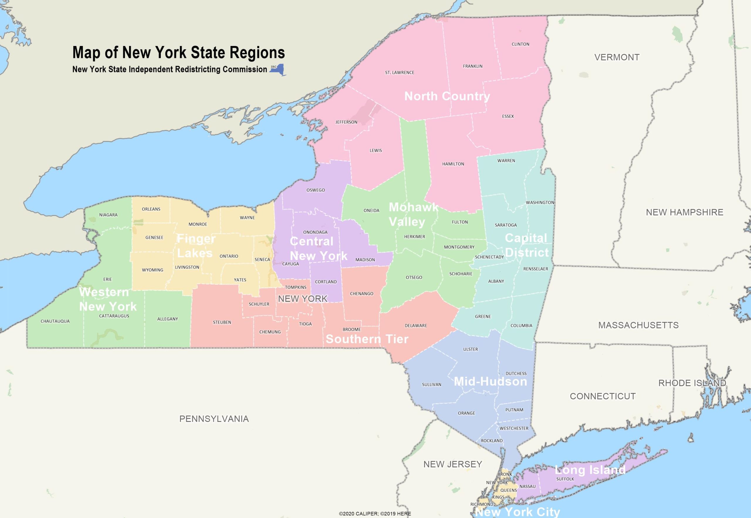 NYS Independent Redistricting Commission Schedule – CPNYS
