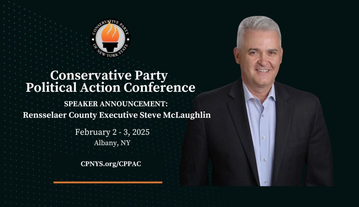 CPPAC Speaker Announcement- Rensselaer County Executive Steve McLaughlin